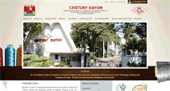 Desktop Screenshot of centuryrayon.co.in